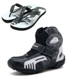KIT CHINELO BOTA MOTOCICLISTA AS-RACING 