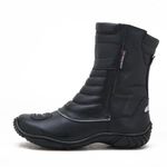 Bota motociclista cano médio semi-impermeável com refletivos 309