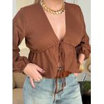 Blusa Jade Marrom