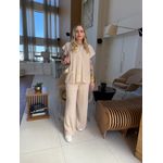Conjunto Tricot Marcele Areia