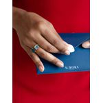 Anel 2 Pedras Topázio London e Sky - Sob encomenda