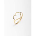 Anel Coração Vazado 