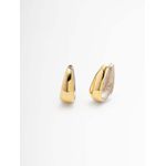 Brinco Argola Gota Bicolor Médio