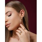 Brinco Chapado Estrela Aurora