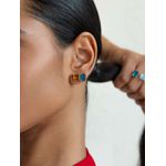 Brinco Solitário Citrino 