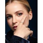 Brinco Earcuff com 5 pedras topazio incolor