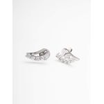 Brinco Earcuff com 5 pedras topazio incolor