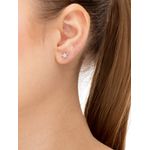 Brinco Estrela 5 Pontas Cravejada