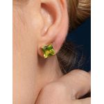 Brinco Solitario Peridoto 