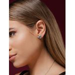 Brinco Solitário Topazio