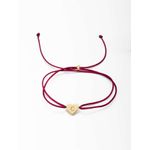 Pulseira Seda Coração Personalizável