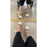Slingback Diana Bege Claro 