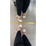 Slingback Diana Bege Claro 
