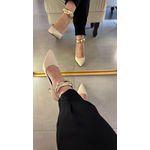 Scarpin Charlotte Manteiga