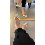 Scarpin Aurora Manteiga 