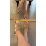 Papete Ana Lívia Strass Off White