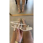Sandália Maitê em Couro Off White