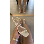 Sandália Maitê em Couro Off White