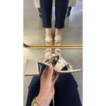 Tamanco Lara Off White em Couro