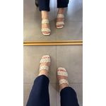 Tamanco Yasmin Off White em Couro