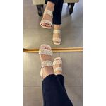 Tamanco Yasmin Off White em Couro