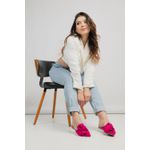 Mule Casual Feminino Nobuk Bico Fino Macio Aurora Urban