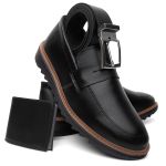 Oxford Loafer 5330 Preto Cinto e Carteira