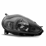 Farol Fiat Punto 2013 á 2017 Máscara Cinza- Importado