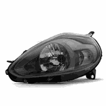 Farol Fiat Punto 2013 á 2017 Máscara Cinza- Importado