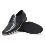 Sapato preto bico redondo sales