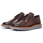 Sapato Masculino Couro Derby Byers Havana