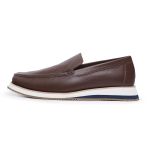 Mocassim Loafer Cooper Couro Cafe