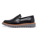 Sapato Loafer Tomer Couro Preto