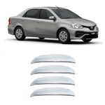Capa de Maçaneta Etios 2013 a 2019 4 Portas Cromada Shekparts