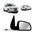Retrovisor Celta e Prisma 2007 a 2012 Direito com Controle Retrovex