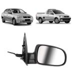 Retrovisor Corsa e Montana 2002 a 2010 Direito com Controle Retrovex