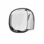 Aplique Retrovisor F250 1999 a 2012 Direito Cromado ShekParts