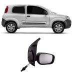 Retrovisor Novo Uno 2010 a 2015 2 Portas Direito Controle Retrovex