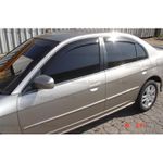 Calha de Chuva Civic 2001 a 2006 4 Portas TG Poli