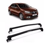 Rack de Teto New Wave Preto Logan 4 Portas 2015 a 2019 Eqmax