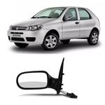 Retrovisor Fiat Palio 2004 a 2009 2 Portas Esquerdo Controle Retrovex