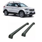 Rack de Teto Travessa Creta 2016 a 2021 4 Portas Preto Long Life Sports