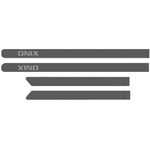 Kit Friso Lateral Onix 2012 a 2019 Cinza Rusk