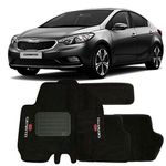 Tapete em Carpete Cerato 2014 a 2019 Preto