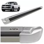 Estribo Lateral Amarok Cabine Dupla 2011 a 2020 Prata Sirius Attack