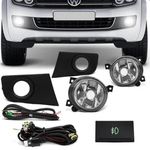 Kit Farol de Milha Amarok 2010 a 2017 Botão Modelo Original Suits