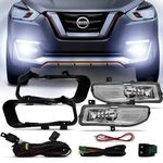 Kit Farol de Milha Kicks 2016 a 2021 Botão Modelo Original Suits