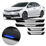 Soleira Porta Led Corolla 2014 a 2019 Aço Inox Escovado e Plástico Suits