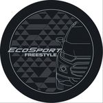 Capa de Estepe Ecosport New Freestyle Cinza e Prata Comix