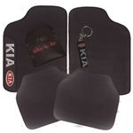 Kit Tapete de Borracha com Lixeirinha e Chaveiro Com Logo 